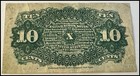 1869-1875 Fourth Issue Ten Cents Fractional Currency Note-free Shipping  