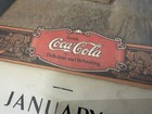 1925 Coca-cola Advertising Wall Calendar Flapper Girl Complete W hard Display