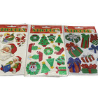 Vintage Christmas Stickers Lot Of 3 Packs Presents Trees Santa Shiny Paper Magic