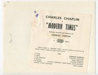 Charlie Chaplpin  Modern Times 1936 Original Photo Paulette Goddard J2521