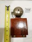 Antique Wall Mounted Electric Bell In A Wooden Case  