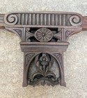 Antique Salvage Pediment - Victorian Carved Wooden Decorative Furniture Piece