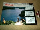 1974 Hamms Beer 4 Page Large Wall Calendar Complete   Earl   Sasha 