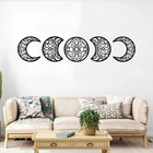 5pcs Islamic Home Decor Set Featuring Iron Metal Moon-shaped Wall Decor