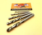 Drill Hog   5 Pc Left Hand Drill Bit Set Niobium Nb41 Reverse Lifetime Warranty
