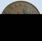1857 Bank Of Upper Canada Half Penny Bank Token
