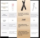Heated Eyelash Curlers  2 In 1 Clip-type Eyelash Curler  Natural Curling 24 Hour