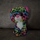Ty Beanie Boos Leopard Plush Stuffed Animals Lot Of 9 W  Heart Tags Ages 3-5