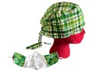 Men women Surgical Scrub Cap Lined Reversible  100  Cotton Fabric W mask