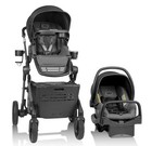 Evenflo Pivot Troop Child Pet Modular Travel System Bluestone Grey Stroller
