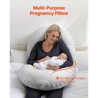 C Shaped Full Body Maternity Pillow Pregnancy Support Pillow With Cotton Cover