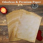 80 Sheets Vintage Paper  8 5  X 11  Letter Size Printer Paper  Antique