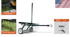 Usa-made 40-inch Lawn Dethatcher With Rust-proof Tines - Easy To Use   Transport