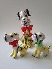 Vintage Anthropomorphic Mama Dog And Puppies On Chains Mcm Ceramic Made In Japan