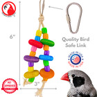 Bonka Bird Toys 50045 Real Deal Small Chew Pull Tug Parrot Cage Toy Budgie Pet