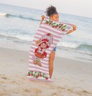 Strawberry Shortcake Beach Towel     Soft  Absorbent 100  Cotton  28 x58 