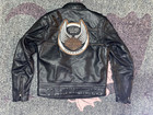 Harley Davidson 105th Anniversary Black Leather Jacket Mens Small 1903-2008