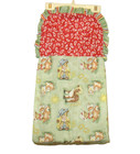 New Diaper Stacker Ruffles   Pockets Nursery Storage Hanging Holder Green