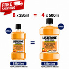 8 Pack 250ml Listerine Ultraclean Fresh Citrus Mouthwash