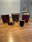 Vtg Lot Of 5 Brass metal Filigree Ornate Picture Frames Variety