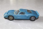 Cox 1964-69 Ford Gt-40 Slot Car  blue  1 32 Scale With Plastic 1 24 Display Case