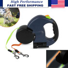 Retractable Reflective Lead Leash Double Dual Doggie 2 Dog 50 Pounds For Pet Dog