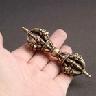 Old Tibet Tantra Buddhism Tibetan Silver Dorje Phurpa Pestle Vajra Exorcism