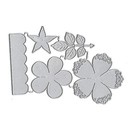 Ddeehs Scrapbooking Die Cuts  Merry Christmas Wedding Flower Leaf Cutting Die   