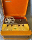 Vintage 1956 Sears Silverton Deluxe Model 6074 Reel To Reel Tape Recorder Read