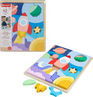 Wood Preschool Toy Space Blocks Jigsaw Puzzle  42 Wooden Pieces For Stacking    