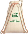 Copper Tongue Scraper Cleaner Ayurvedic Oral Health Care   2 Pack   Usa Stock