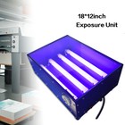 Uv Exposure Unit 18  x12   Silk Screen Printing Machine Plate Maker 4 15w Tubes