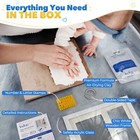 Bubzi Co Baby Footprint Kit Baby Foot And Hand Print Kit Baby Keepsake Frame    