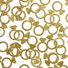 50 X Gold Engagement Ring Table Confetti scatter  Bachelorette Party Decorations