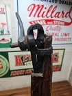 H9- Rare Antique Early Small Primitive Nail Maker s Vise