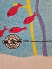Vintage 1994 Budweiser Hooked On A Cold One Beach Towel  27 x54  