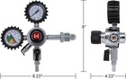 Kegco Nitrogen Regulator  1 Product  Chrome Hl-62n
