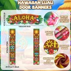 15 Pcs Hawaiian Luau Party Summer Tropical Door Banners Decorations Set