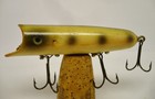Very Rare Vintage Detroit Mich Fishing Lure Gabbard Tackle Co Gab-lur W jet Hole