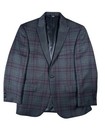 Jos A Bank Jab Tuxedo Plaid Blazer Men 40s Tailored Fit Formal 97  Wool Stretch