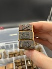Wood Printer Blocks Small Stamps Letters Numbers Arts   Crafts Lot Dad Gift Vtg
