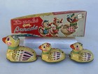 Vtg  Ducks On Parade Tin Litho Friction Toy Made In Japan W original Box