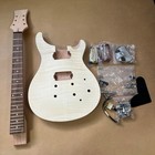 Diy Prs Style Electric Guitar Kit Flame Maple Mahogany Body Neck Hardware Set