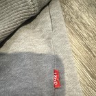Izod Men   s Gray Crew Neck Pullover Sweatshirt 2xl Cotton Blend Fleece