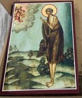 St Mary Of Egypt   Handmade Orthodox Icon 20x15cm Print