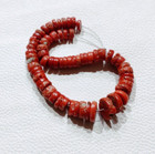 Vintage Italian Red Coral Beads Mediterranean Natural Coral Loose Beads Gemstone