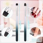 2pcs Nail Clean Up Brushes  French Tip Detail Remover Manicure Brush Style 7