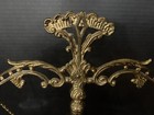 Antique Roumanian Crystal And Brass Stationary  scales Of Justice 