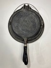 Antique Cast Iron Waffle Maker Taylor Forbes Guelph Canada Stove Top Press Pan