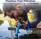 Personal Portable Water Filter Straw Filtration Purifier For Outdoor Survival